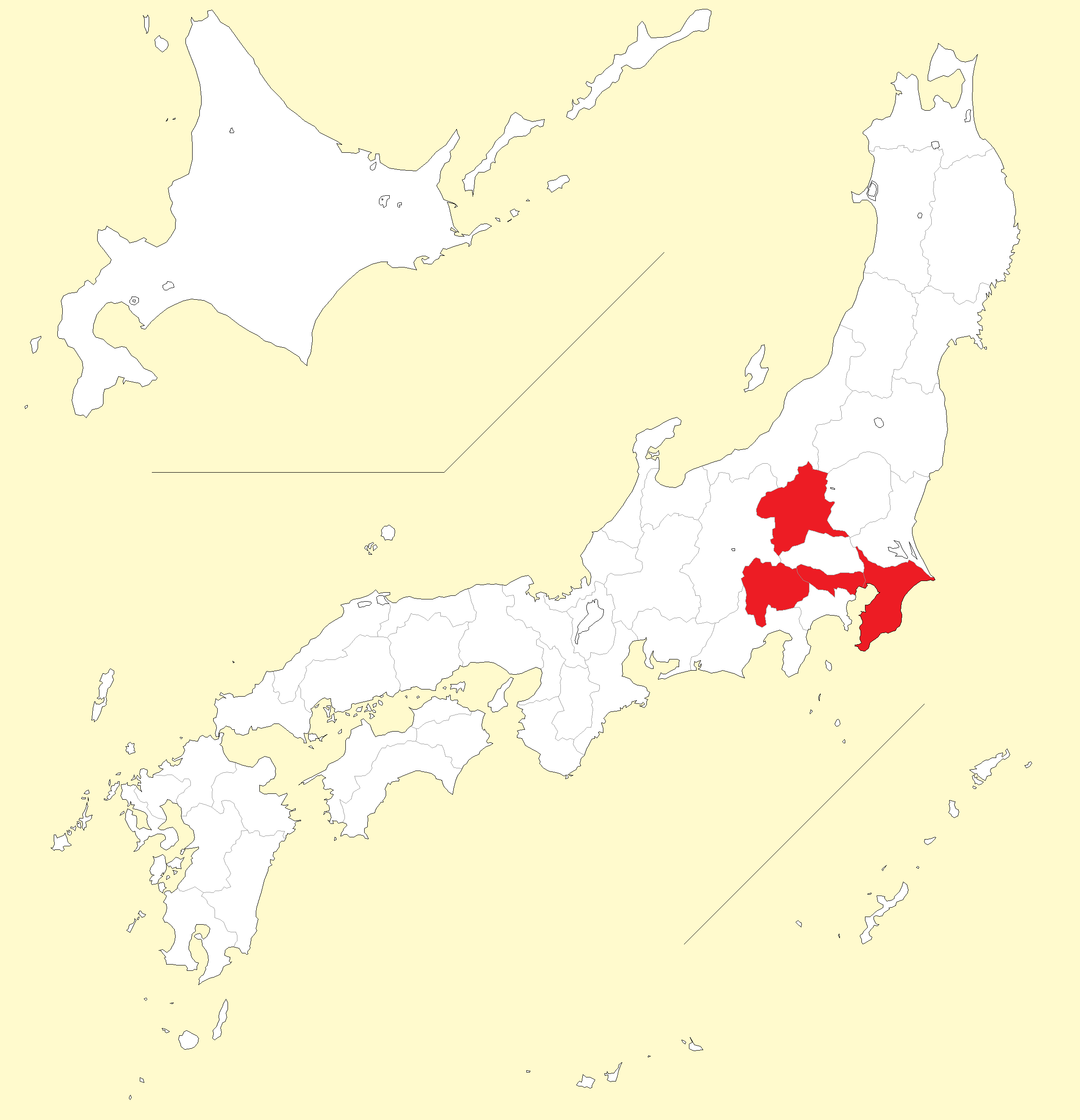 セアカツノカメムシ分布